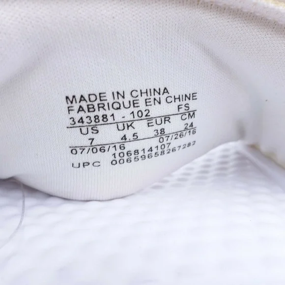 NEW Nike Benassi JDI Swoosh Slide Sandals 343881-102 White/Silver - Picture 2 of 8